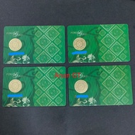Public Gold PG 1 Dinar Green Card 4.25g Au 999.9