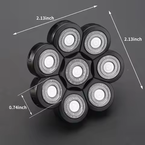 Replaceable 3D 4D 5D 6D 7D 8D 9D Floating Electric Shaver Head Spare Nose Trimmer Hair Clipper And F