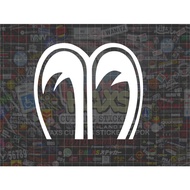 MATA Cutting Sticker Eyes Belo Nakano Uk. 18x16cm ARAI HELMET 1 Color