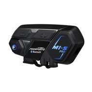 FODSPORTS Motorcycle Intercom M1-S Pro Intercom 8 people simultaneous calls 20 hours of continuous u