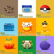 Anime cartoon silicon Sony WF-1000 XM4 case WF-1000 XM5 case for Sony Wireless Bluetooth earphones c