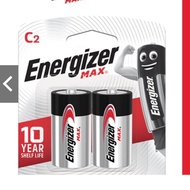 ENERGIZER Max C Size Battery Alkaline Battery 2pcs/pack