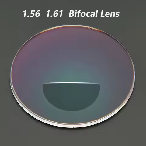 1.56 Bifocal Lenses Look Far and Near No Blind Zone Bifocal Anti Blue Light Optical Prescription Len