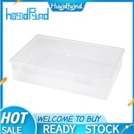 Plastic File Organizer Transparent Square Storage Box A4 Storage Box File Storage Box
