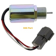 30A8710044 30A87-10044 12V Fuel Shut Off Solenoid for Mitsubishi L3E L3E2 S3L S3L2 S4L S4L2 New