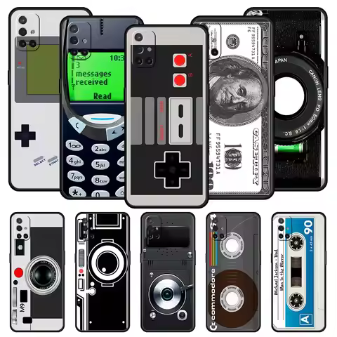 Vintage Tape Camera Gameboy Phone Case For OnePlus Nord CE 2 9 8 7 7T 10 Pro 9RT 9R 8T Nord N100 N20