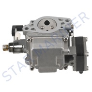 SALE 6B4-14301-00-00 Carburetor For Yamaha Outboard Motor 2T 9.9HP 15HP Earrow 15HP 6B4-14301 6B4-14