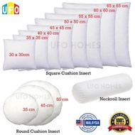 |ALL SIZES| Square Cushion | Round Cushion Insert w/Premium Hollow Fill (Best Value Deal - Bantal Ku