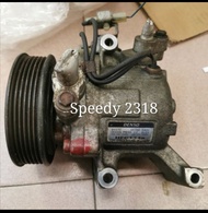 Original toyota Passo (myvi Jepun) 1.3 compressor Denso aircond!! Myvi compressor 2005-2011!!READY STOCK!HALFCUT JEPUN.Myvi Aircond Compressor Pump For 1KR/K3 1.0CC/1.3CC.