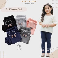 Baby Story Legging Budak Perempuan Kitty 1 - 9 yrs Seluar Baby Kanak Kanak Seluar Budak Perempuan