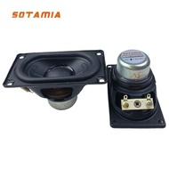 SOTAMIA 2Pcs 4580 Mini Speaker Audio 4 Ohm 20W Mid-bass Sound Music Loudspeaker DIY Portable Bluetoo