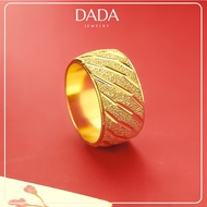 916 Gold pawnable ring for Men's and Women's Sandblasted Closed Rings All-match Wide Face Hot-selling Bracelet Rings