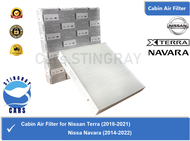Cabin Air Filter Nissan Terra (2018-2021) Nissan Navara Calibre (2014-2022)