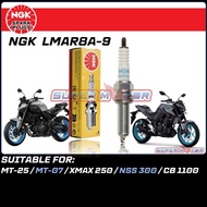 100% Original NGK LMAR8A-9 Spark Plug Standard Plag Motor MT07 MT03 MT25 XMAX 250 FORZA NSS300