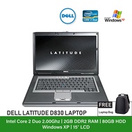 (Refurbished Notebook) Dell Latitude D830 Laptop / Intel Core 2 Duo