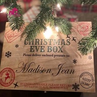 Custom Christmas Eve Box,Personalised Wooden Gift Box,Traditional Gifts,Christmas Eve Box for Children,Christmas Box Durable Easy to Use