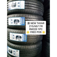 NEW TAYAR 215/60R17 GOODYEAR 215/60/17R TAYR ARUZ X50 HRV 2023Y