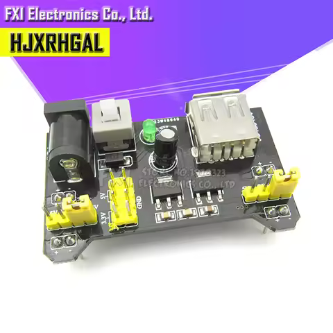 1PCS MB102 Breadboard Power Supply Module 3.3V 5V For Arduino Solderless Breadboard Voltage Regulato