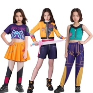 Demon Hunter Kpop Cosplay Kids Cosplay Kpop Rumi Mira Zoey Party Cosplay Kids Kpop Demon Hunter