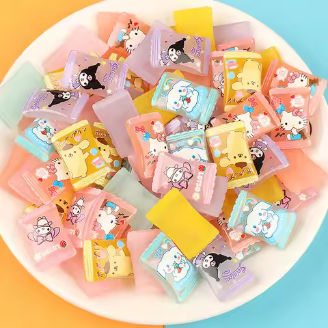 New Cartoon Resin Mini Candy Scrapbook Supplies Material Deco Parts Planar Miniatures Decoden Charms