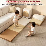 Baby Crawling Mat XPE Foam 4cm Thick Non-Slip Waterproof Play Mat High Density Playmat