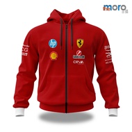 The moro - F1 Ferrari 2025 Hoodie Jacket Formula One Car Driver for Adult Men & Women | Sublime Prin