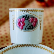 新藝術玫瑰開光濃縮咖啡杯 - 西洋古董