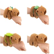Cute Capybara Bracelet Plush Doll Kawaii Cartoon Capybara Soft Stuffed Animal Toys Kid Birthday Fest