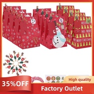 24 Gift Bags Set, Kraft Paper Bags To Fill, Christmas Advent Calendar for Sweets and Weddings Factory Outlet