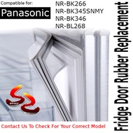 Panasonic Peti Sejuk Peti Sejuk Pintu Meterai Gasket Getah Bahagian Penggantian NR-BK266 NR-BK345SNM