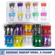 * * * ] Car Fuse Car Plug Fuse 2A 3A 5A 7.5A 10A 15A 20A 25A 3A0 35A AMP Fuse Fuse