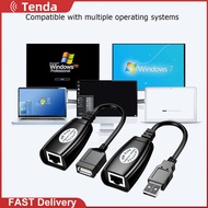 HW-RJ11 USB to RJ45 Network LAN Connector Extension Cable Signal Amplifier