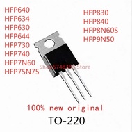 10PCS HFP640/HFP634/HFP630/HFP644/HFP730/HFP740/HFP7N60/HFP75N75/HFP830/HFP840/HFP8N60S/HFP9N50 TO-2