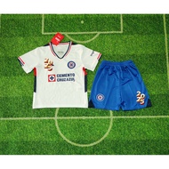 2025-26 Cruz Azul Away Kids Jersey 2-13y football jersey set H0JJ