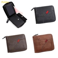 Picbliss Elegant Men s Short Wallet Designed With Zippers And Multiple Compartments For Easy Organiz