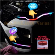 PAKETAN LAMPU ALIS DRL WRGB SMART APP BLUETOOTH KHUSUS MOBIL FORTUNER & PAJERO SPORT / LED ALIS RGB