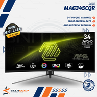 MSI MAG345CQR Monitor LED Ultrawide 34" 1440p 180Hz Curved 1000R Ergo