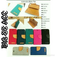 Flipcover Flipcase Canvas Diary Oppo F11 Pro