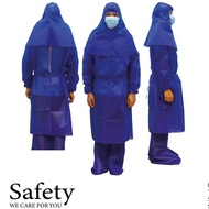 PPE / Disposable Non-Woven protective clothing isolation gown [45GSM] ( Head, Body & Shoes Cover ) F
