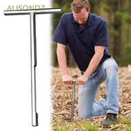 ALISONDZ 20 Inch Soil Test Kits Garden Digging Tool Soil Sampler Probe Sampling Depth T-Style for Ag