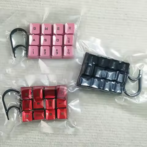 12-keys Mechanical keyboard concave convex keycaps For Logitech G413 G910 G810 G310 G613 K840 Omron 