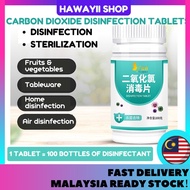 Chlorine Dioxide Disinfection Tablets 100Pcs/Box Kill99.9%GERMS【CIO2/CLO2 , Effervescent tablet, Mul