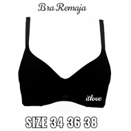 ITLOVE - Bh ReMaja UkuRan KeCiL Sport Bra Remaja Tanpa Kawat Bh Wanita Size 34 36 38 Bra Wanita Misty Bra ABG Bra Pelajar Bra Cup Kecil Kait 2 Kutang Anak Bh Pemula Underwear Pakaian Dalam Wanita