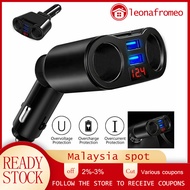 [Malaysia] 5V USB Car Charger Dual USB Charger 2-Way Car ci-garette li-ghter Socket Splitter Adapter