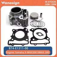 Engine Cylinder Piston Gasket Kit STD 70mm Big Bore 76mm For Yamaha X-MAX300 XMAX 300 ABS TECH MAX C