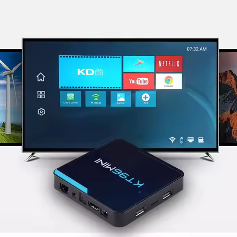 Linux OS S905X3 Quad Core Smart HD 4k 12 Months Strong 4k Dual 2.4G/5G WiFi OEM 8k France Amlogic S9