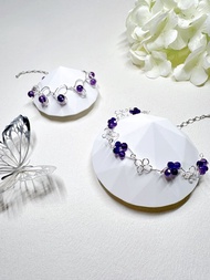 紫水晶 Amethyst 四葉草手鏈