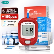Cofoe Yice A03 Diabetes Blood Sugar Test kit 🔥 150s Test Strips 🔥 150s Lancets Original Glucometer Glucose Monitoring Monitor Complete Set Digital Diabetic Sugar Meter &amp; Tester Kit