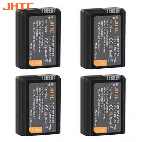 JHTC NP-FW50 NP FW50 NPFW50 Battery For Sony A6500 A6300 A6000 A5000 A3000 A7M2 A7R2 S2 NEX-3 NEX-5 