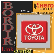 TOYOTA LOGO BOX HP-201 PATCH EMBROIDERY LOGO/ EMBLEM
